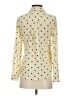 L'Agence Polka Dots Yellow Long Sleeve Blouse Size XS (0) - photo 2