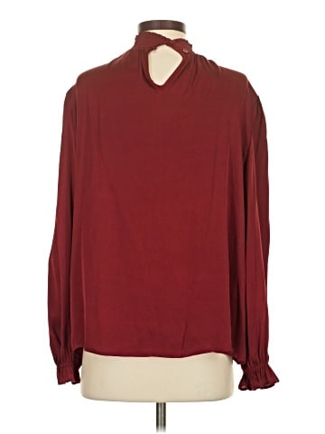 Tucker Long Sleeve Silk Top (view 2)