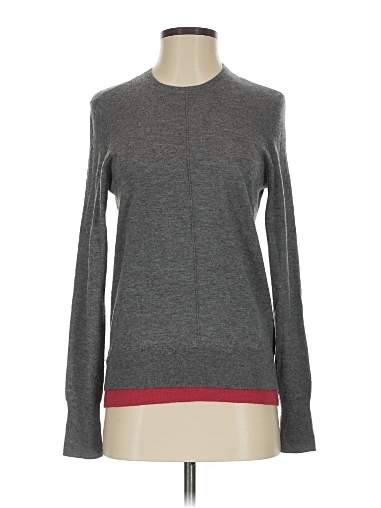 Pre-owned Tory Burch Pullover Sweater In Gray