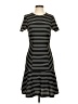 Hutch Stripes Black Casual Dress Size S - photo 1