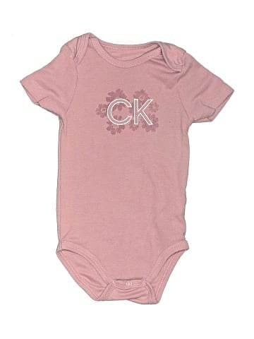 Calvin Klein Short Sleeve Onesie (view 1)