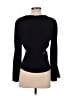 Intermix 100% Polyester Black Long Sleeve Blouse Size 4 - photo 2
