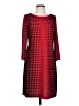 Muse Houndstooth Red Casual Dress Size 12 - photo 1
