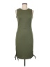 BTFBM Solid Green Casual Dress Size M - photo 1