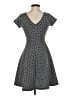Le Lis Houndstooth Black Casual Dress Size S - photo 2