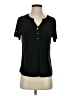 Corvia Black Short Sleeve Blouse Size S - photo 1
