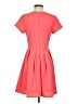 Buttons Solid Orange Cocktail Dress Size S - photo 2