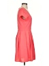 Buttons Solid Orange Cocktail Dress Size S - photo 4