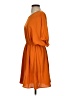 Shein Solid Orange Casual Dress Size 4 - photo 5