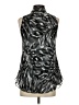 Bisou Bisou 100% Polyester Gray Sleeveless Blouse Size S - photo 2