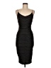 Mind Code Stripes Black Cocktail Dress Size M - photo 1