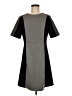 Ann Taylor LOFT Color Block Gray Casual Dress Size 8 - photo 1