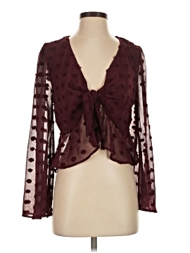 Main Strip Long Sleeve Blouse