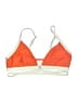 Unbranded Color Block Orange Swimsuit Top Size L - photo 1