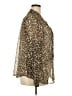 Lands' End 100% Polyester Animal Print Brown Long Sleeve Blouse Size 3X - photo 4