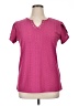 Unbranded Pink Short Sleeve Blouse Size XL - photo 1
