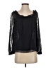 J.Crew Black 3/4 Sleeve Silk Top Size XS - photo 1