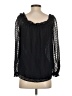 J.Crew Black 3/4 Sleeve Silk Top Size XS - photo 2