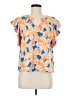 Michelle McDowell Orange Short Sleeve Blouse Size M (estimated) - photo 1