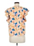 Michelle McDowell Orange Short Sleeve Blouse Size M (estimated) - photo 2