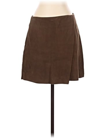 Vince. Leather Skirt (view 1)