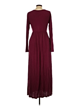 burgundy maxi dress casual See You Later Maxi Dress Burgundy main image 0