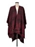 Assorted Brands 100% Acrylic Burgundy Poncho One size - photo 1
