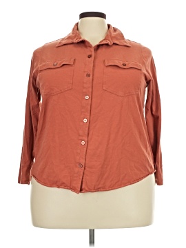 Universal Standard 3/4 Sleeve Button Down Shirt