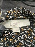 Ann Taylor LOFT 100% Polyester Black Long Sleeve Blouse Size L - photo 7
