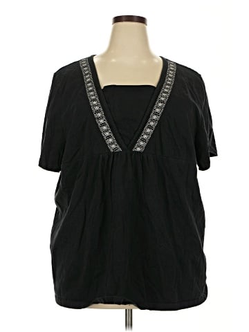 Liz & Me Short Sleeve Blouse (view 1)