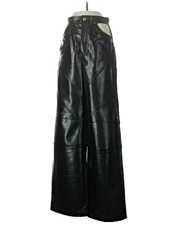 Zara Faux Leather Pants (view 1)