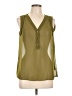 Forever 21 100% Polyester Green Sleeveless Blouse Size L - photo 1