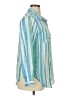 Unbranded Stripes Blue 3/4 Sleeve Blouse Size XL - photo 4