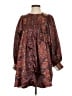 byTiMo 100% Polyester Paisley Brown Casual Dress Size XS - photo 1
