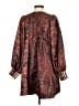 byTiMo 100% Polyester Paisley Brown Casual Dress Size XS - photo 2