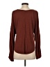 Left Coast by Dolan 100% Polyester Brown Long Sleeve Blouse Size S - photo 2