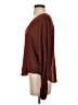 Left Coast by Dolan 100% Polyester Brown Long Sleeve Blouse Size S - photo 5