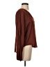 Left Coast by Dolan 100% Polyester Brown Long Sleeve Blouse Size S - photo 4