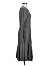 Aime Solid Gray Casual Dress Size M - photo 4