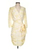 Lucy Paris 100% Polyester Tie-dye Yellow Cocktail Dress Size XS - photo 1