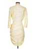 Lucy Paris 100% Polyester Tie-dye Yellow Cocktail Dress Size XS - photo 2