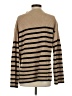 Rails Stripes Tan Turtleneck Sweater Size S - photo 2