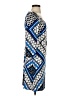 Jessica Simpson Graphic Blue Casual Dress Size 4 - photo 4