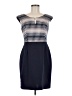 db established 1962 Houndstooth Blue Cocktail Dress Size 6 (petite) - photo 1