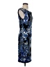 Cache Graphic Blue Cocktail Dress Size S - photo 4
