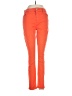 7 For All Mankind Color Block Orange Jeans Size 28 waist - photo 1