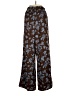 Allie Rose 100% Polyester Paisley Brown Casual Pants Size S - photo 2