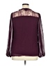 City Chic 100% Polyester Burgundy Long Sleeve Blouse Size XXS - photo 2