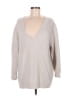 Babaton 100% Merino Wool Silver Cardigan Size M - photo 1