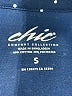 Chic Polka Dots Blue Short Sleeve Henley Size S - photo 7